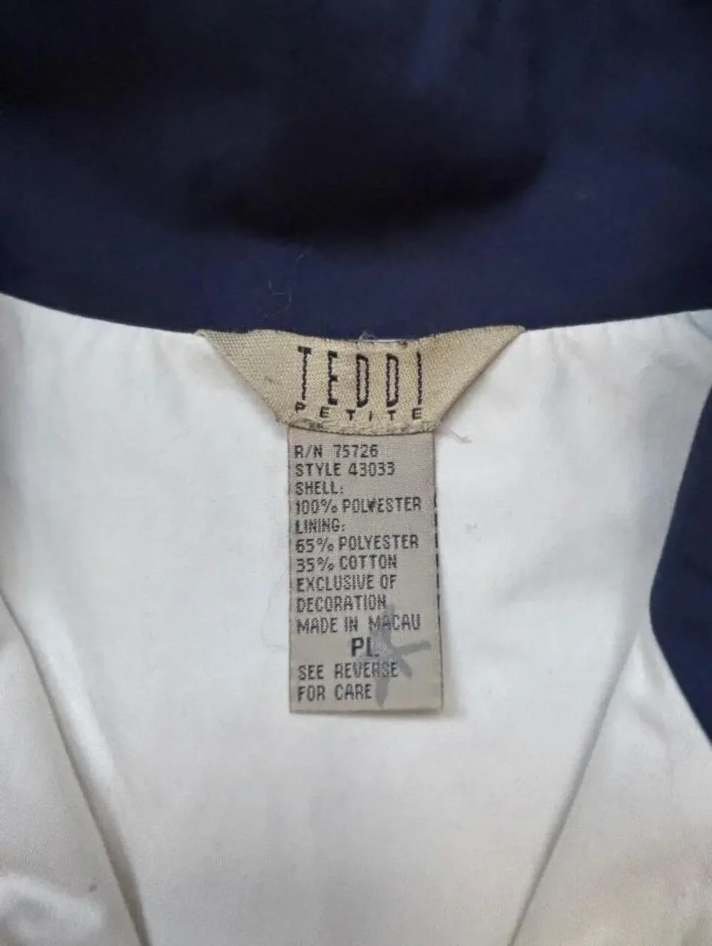 90s Teddi white and yellow striped windbreaker jacket Size L